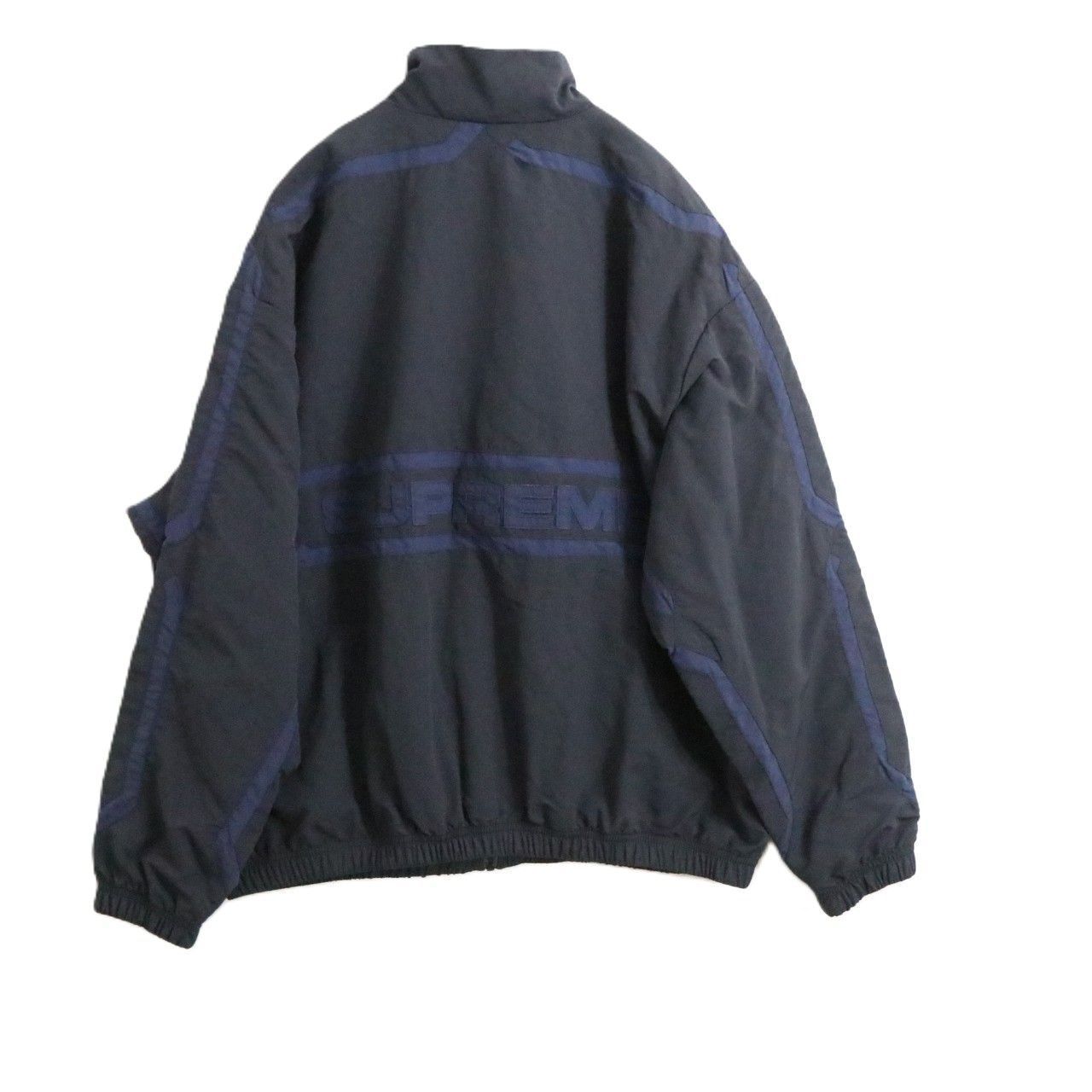 SUPREME シュプリーム S メンズ ジップアップ ブルゾン 24ss Inset Link Track Jacket トラックジャケット 黒 古着