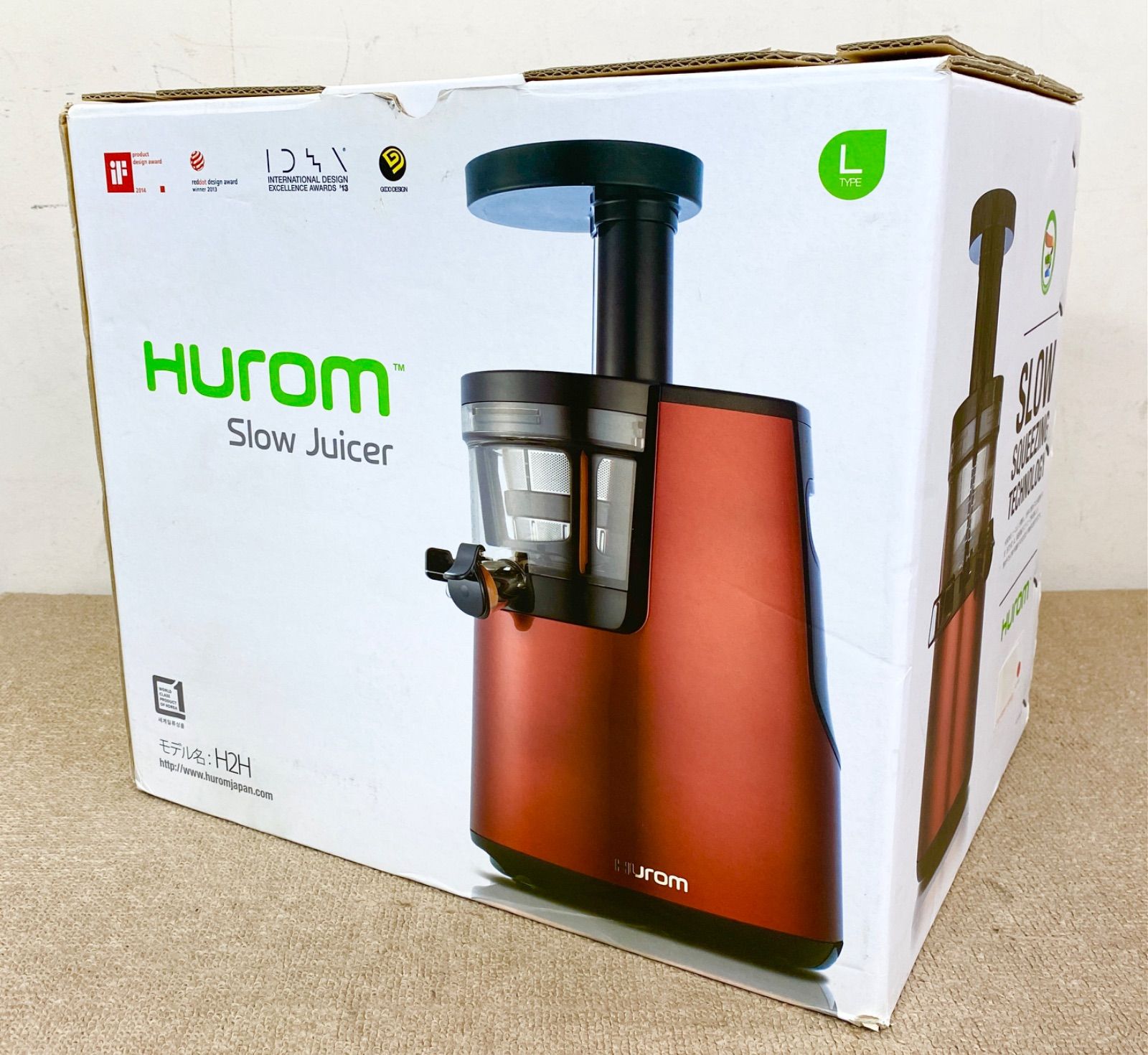 HUROM スロージューサー H2H-RBA11 未使用品 - メルカリ