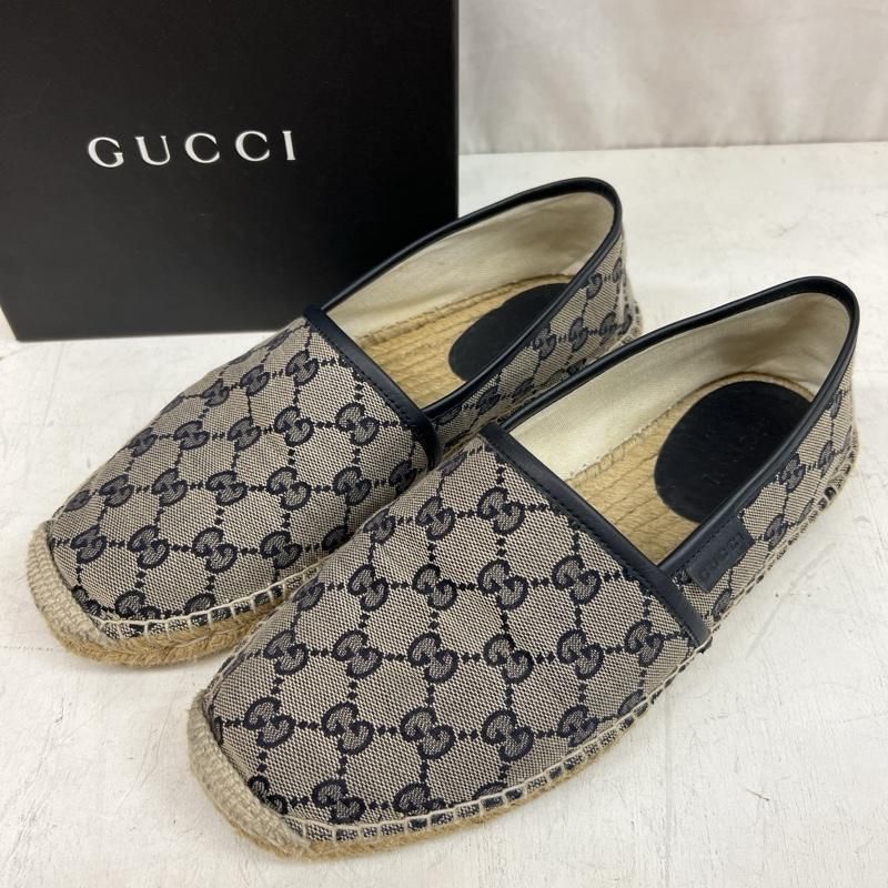 GUCCI グッチ カジュアルシューズ 466903 エスパドリーユ スリッポン GGキャンバス Size 6 1/2 - メルカリ