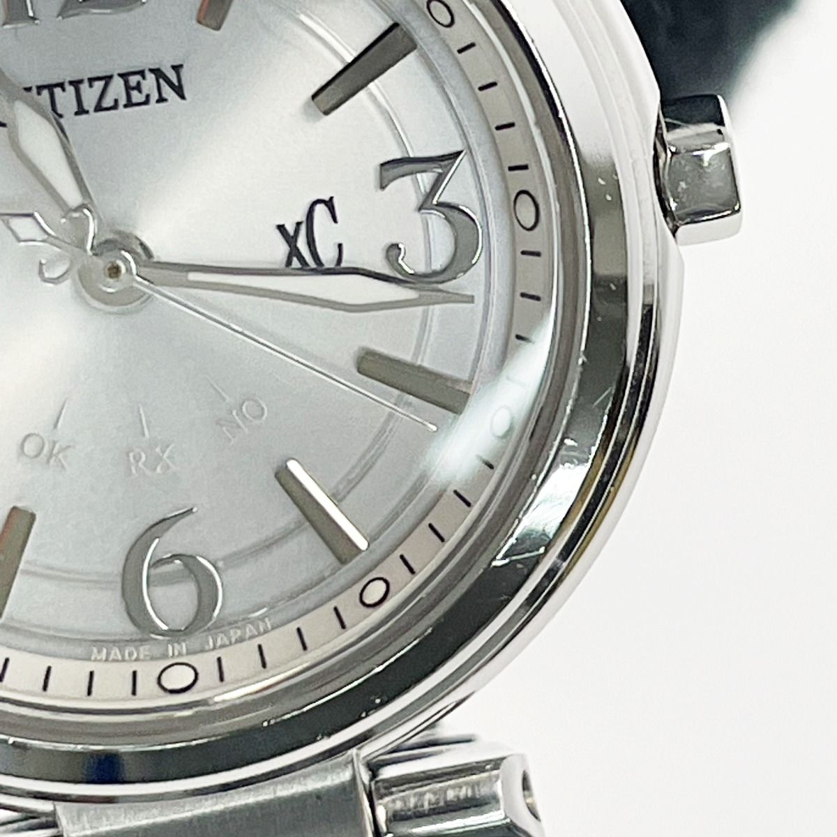 CITIZEN シチズン XC H335-T0123456 シルバー エコドライブ 電波時計