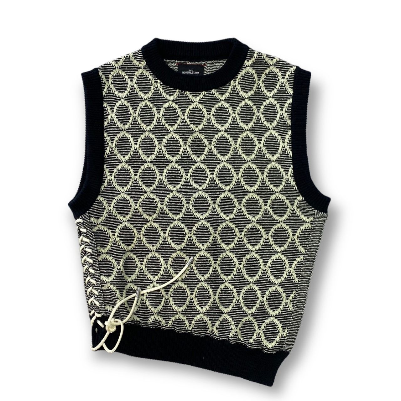 SYU HOMME FEMM 21SS Tambourine Knit Vest - www.port-toamasina.com