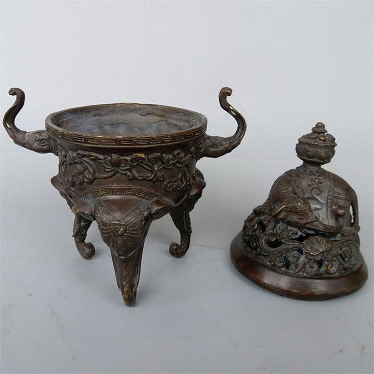 銅器 香炉 吉祥象薫香炉 仏堂香具茶台 置物 装飾品 工芸品 銅器 香炉 吉祥象薫香炉 仏堂香具茶台 置物 装飾品 工芸品 2025