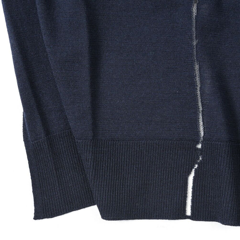 Dior　ディオール　ブルー　ロゴ　ニット　セーター Dior ディオール ブルー ロゴ ニット セーター - メルカリ