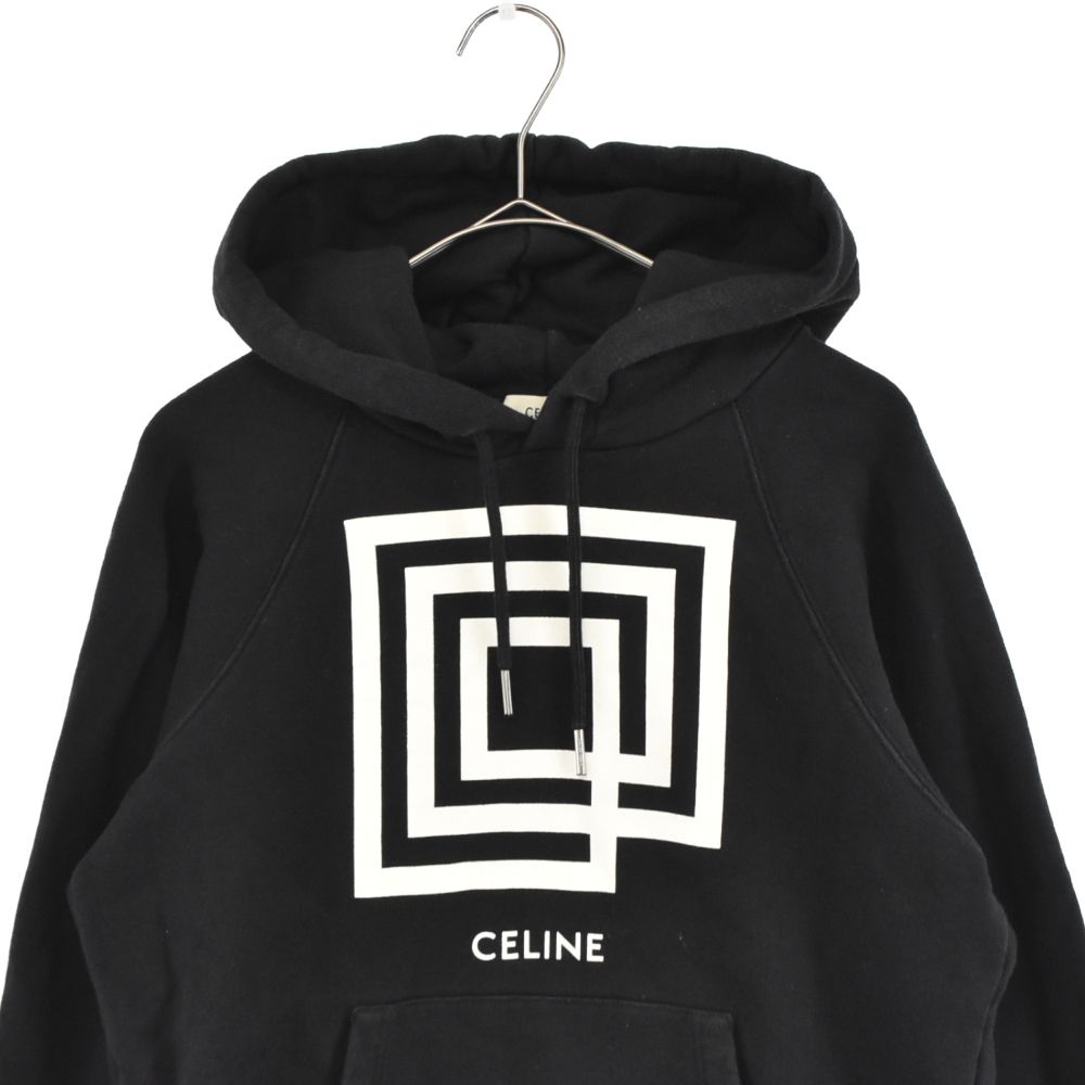 CELINE (セリーヌ) クラシックラビリンス スウェットプルオーバー パーカー ブラック 2Y006612G - メルカリ