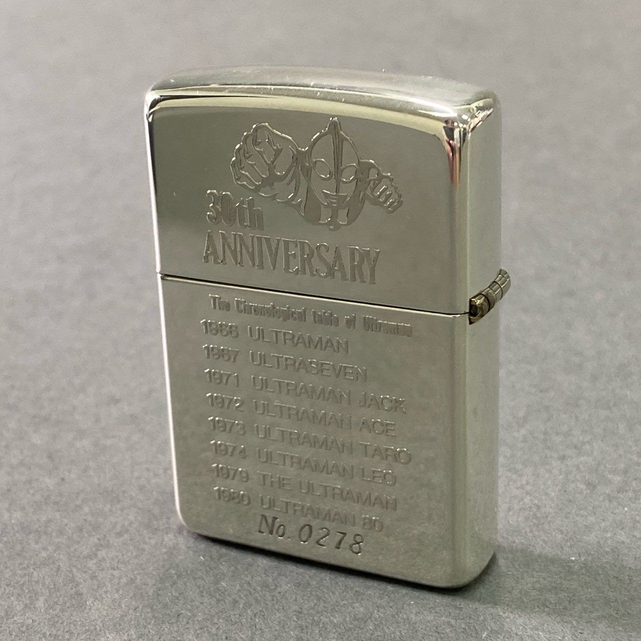 5f11 《希少》 ZIPPO ジッポ ウルトラマン 30周年 限定品 純銀 