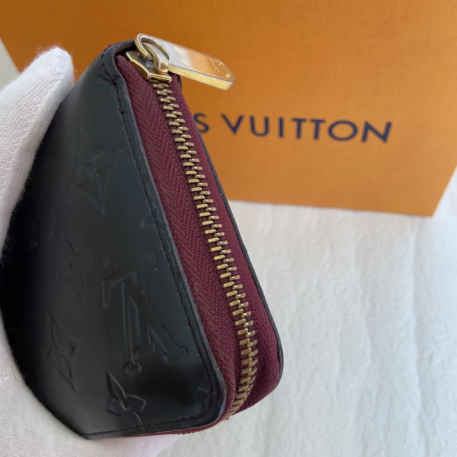 🖤美品🖤LOUIS VUITTON 長財布 ヴェルニ ジッピーウォレットマットブラック黒 ルイヴィトン シリアルナンバーあり！ - メルカリ