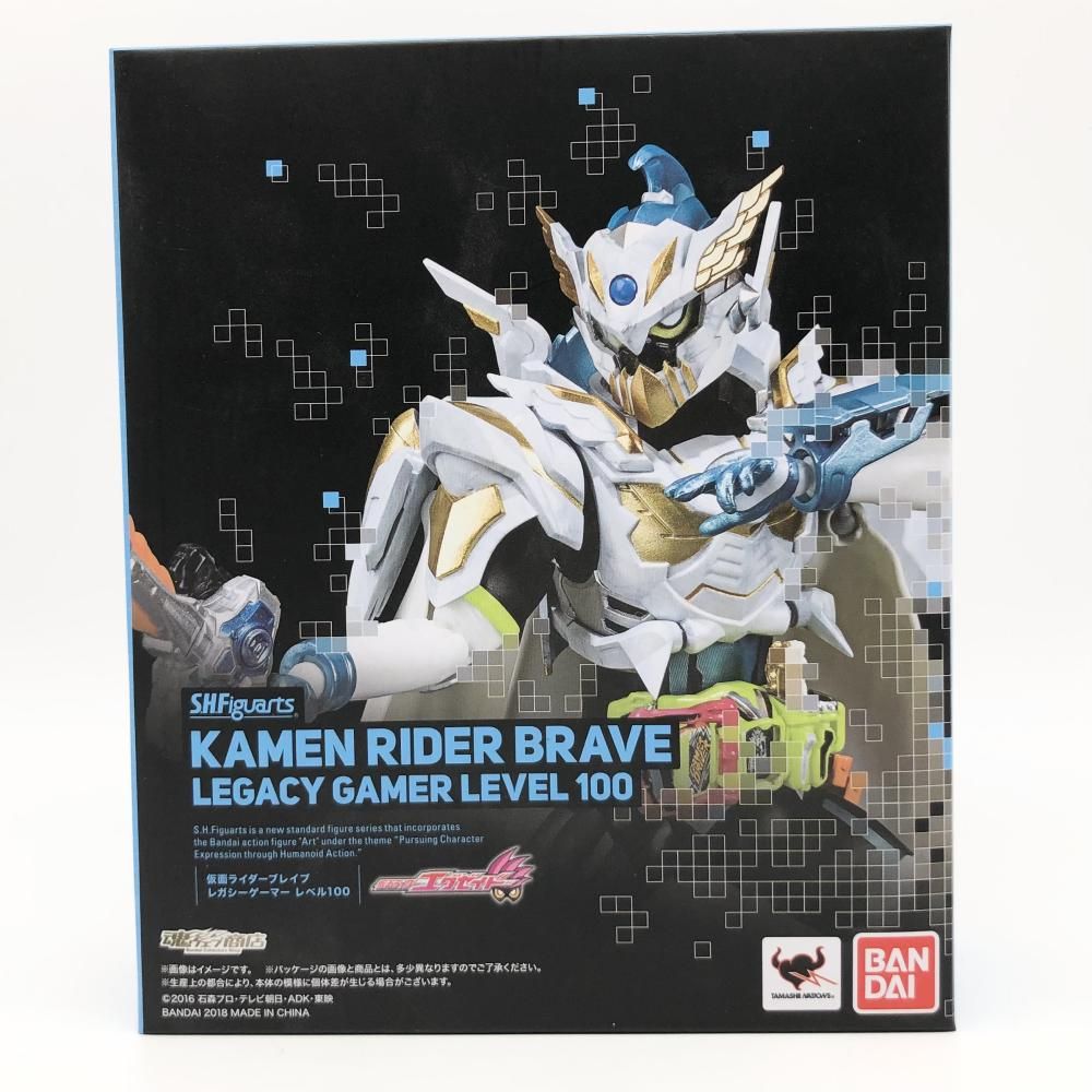 開封 バンダイ 仮面ライダーエグゼイド S.H.Figuarts 仮面ライダーブレイブ レガシーゲーマー レベル100 17