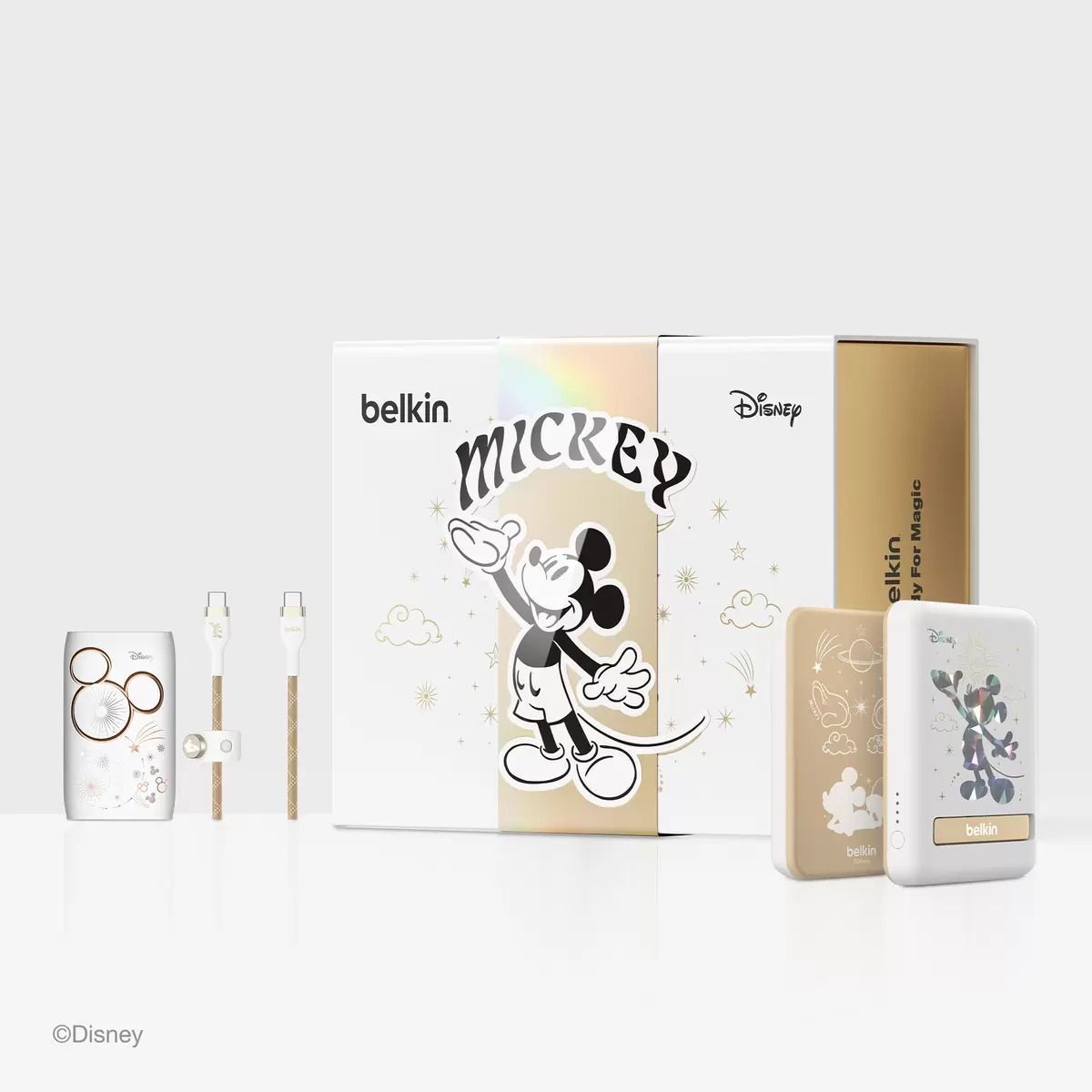 Belkin ディズニー チャージング ギフトボックス 可愛いミッキーマウス