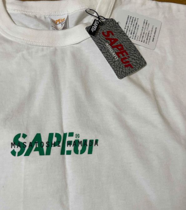 新品未使用 サプール SAPEur 浜田雅功 Tシャツ グリーン