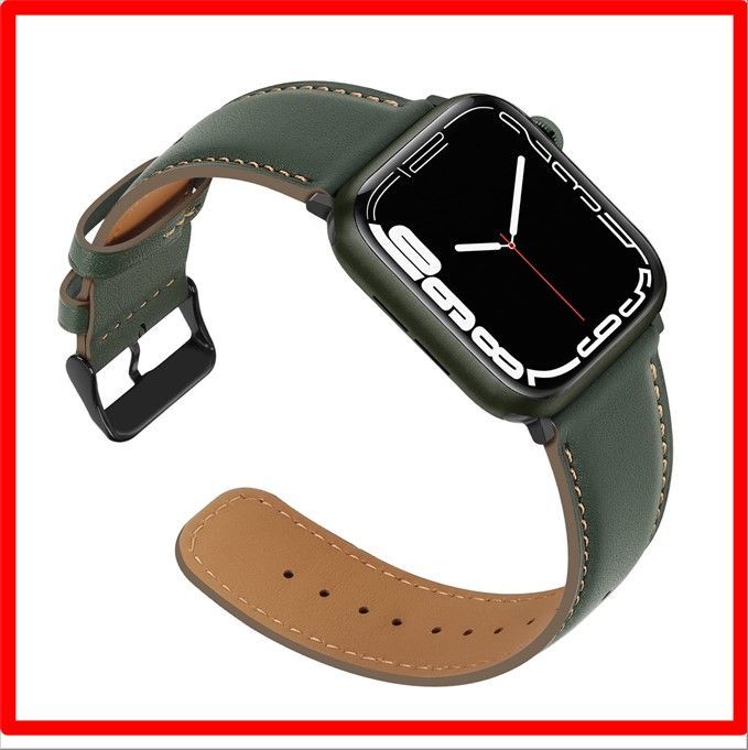 【送料無料】 41mm/40mm/38mm_ダークグリーン Anlinser コンパチブル Apple Watch バンド 49mm 45mm 44mm 42m