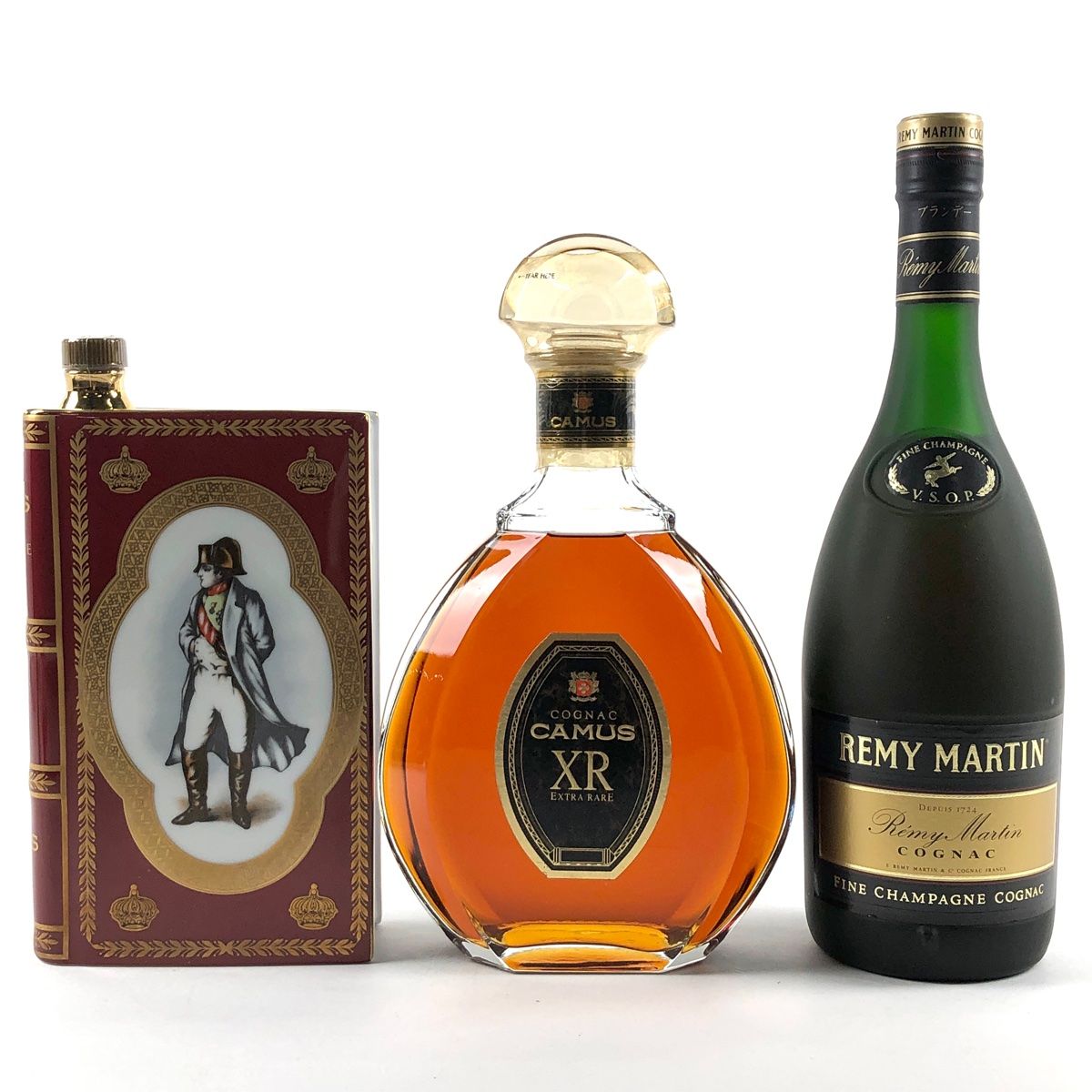 2020最新型 高品質 CAMUS COGNAC XO/Remy Martin ブランデー3本セット