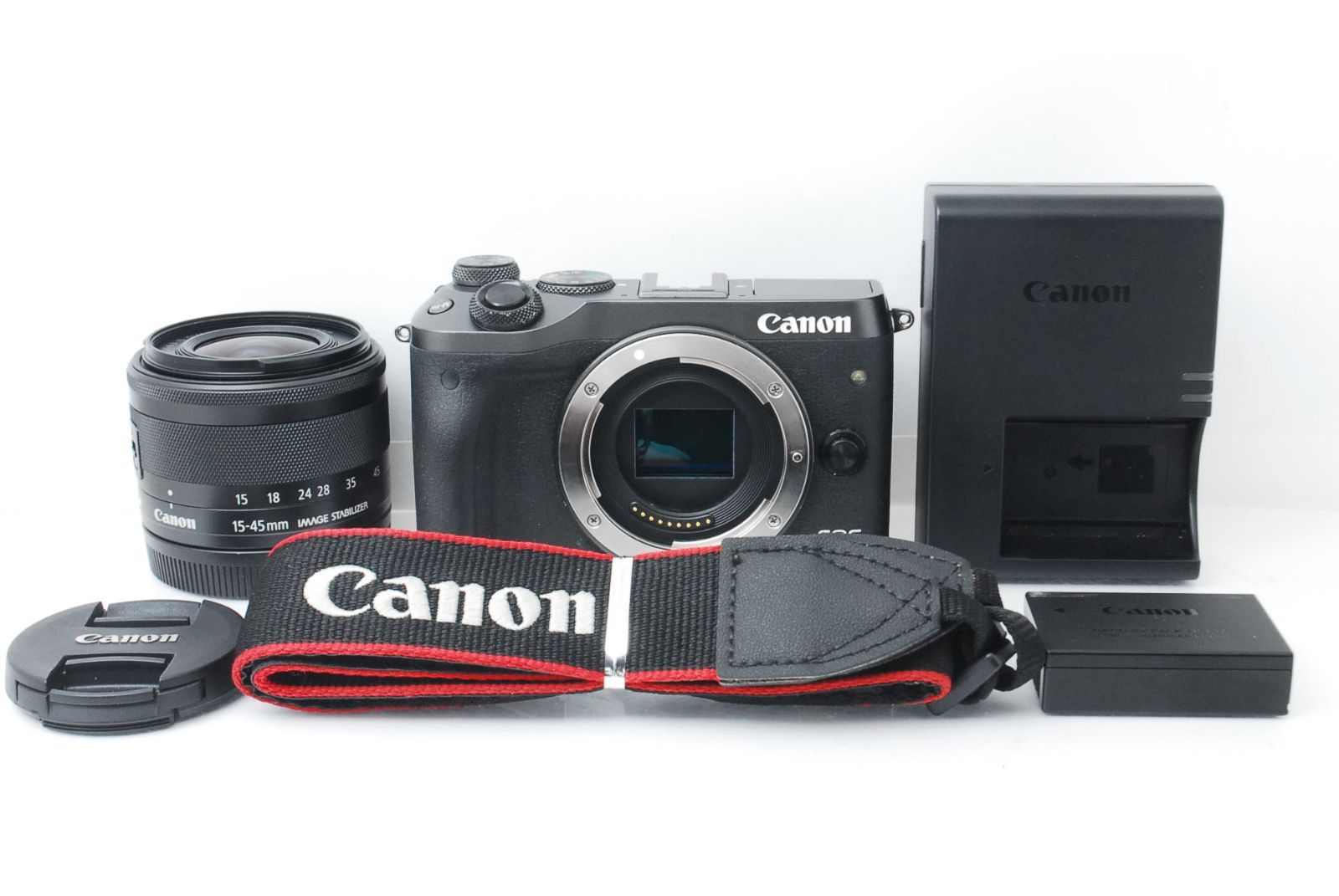 ❤️シックでクールでオシャレ♪自撮り＋Wi-Fi機能☆キャノン EOS M6 