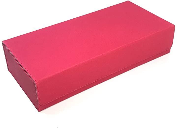 Cicogna トレカ カードデッキケース トレーディング 約550枚収納 レザー カードケース ホルダー ストレージボックス タイプD ピンク タイプD ピンク