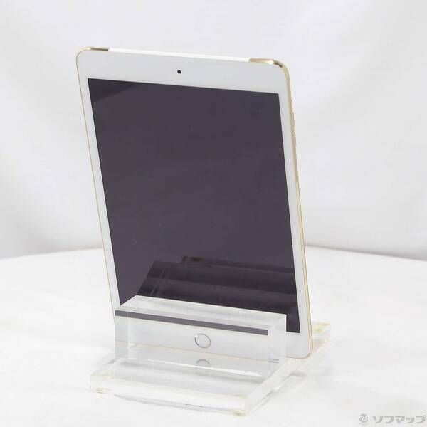 中古品〕 iPad mini 3 16GB ゴールド MGYR2J／A docomo【344