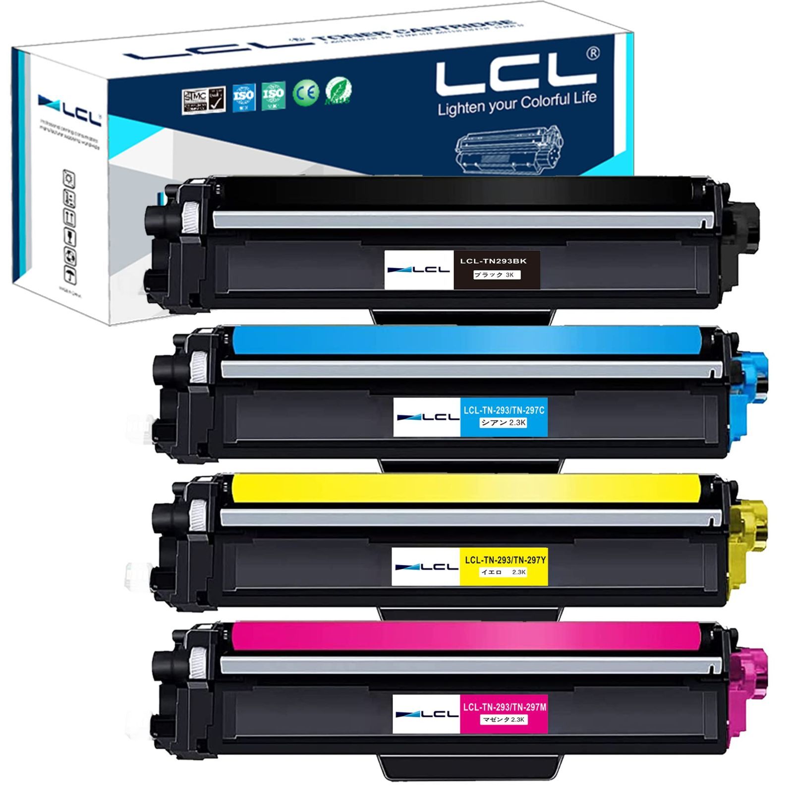 LCL Brother用 ブラザー用 TN-293 TN-297 TN-293BK TN-297C TN-297M TN