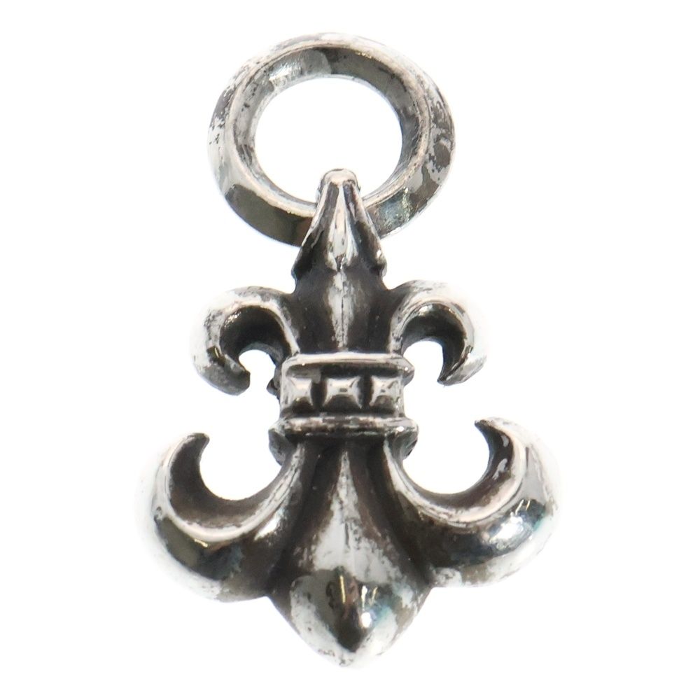 CHROME HEARTS クロムハーツ BS FLUER CHARM BSフ チャーム アフターサファイア シルバー ネックレストップ