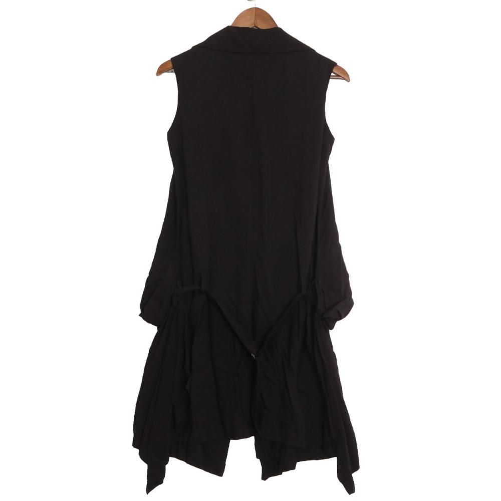 Yohji Yamamoto ヨウジヤマモト　スリーブレスドレスワンピース ヨウジヤマモト 22SS スリーブレスドレス ワンピース ハーフ
