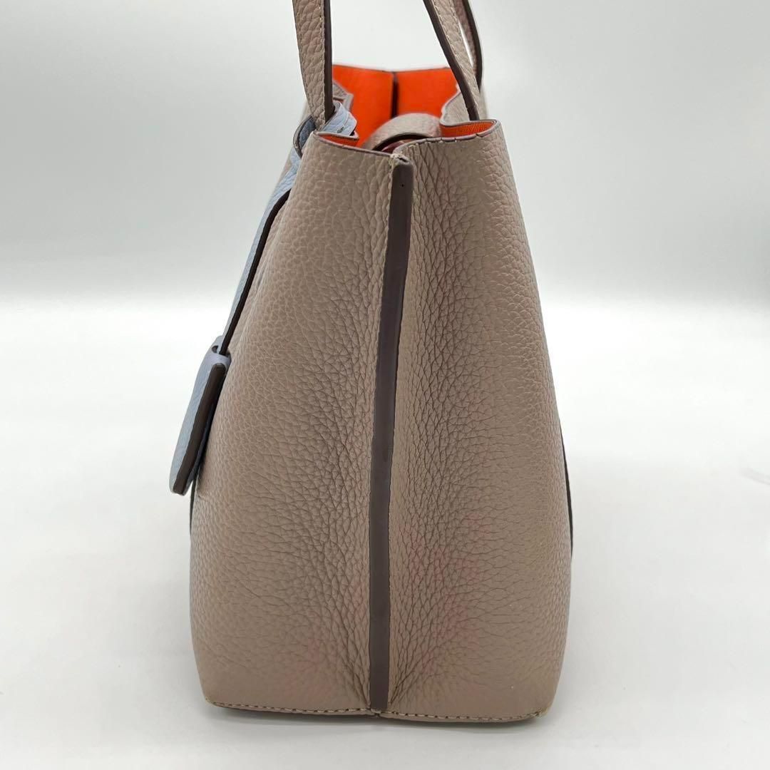 美品】トリーバーチ ペリー ハンドバッグ 2way ミニバッグ グレージュ