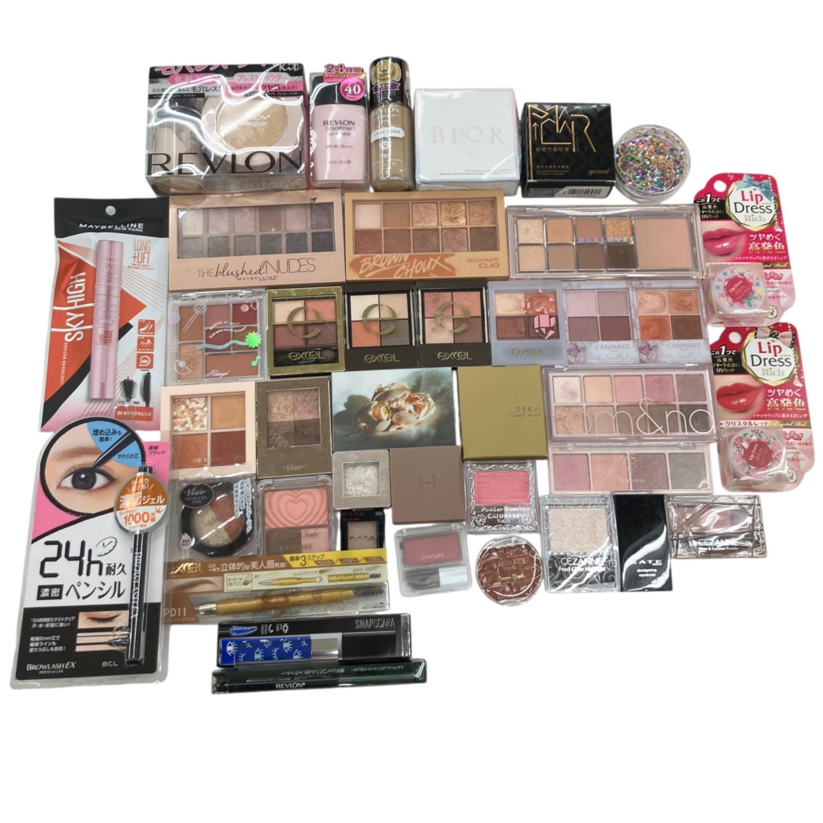186001 コスメ 化粧品 まとめ売り 40点 現状品 化粧品 ☆未開封品多数