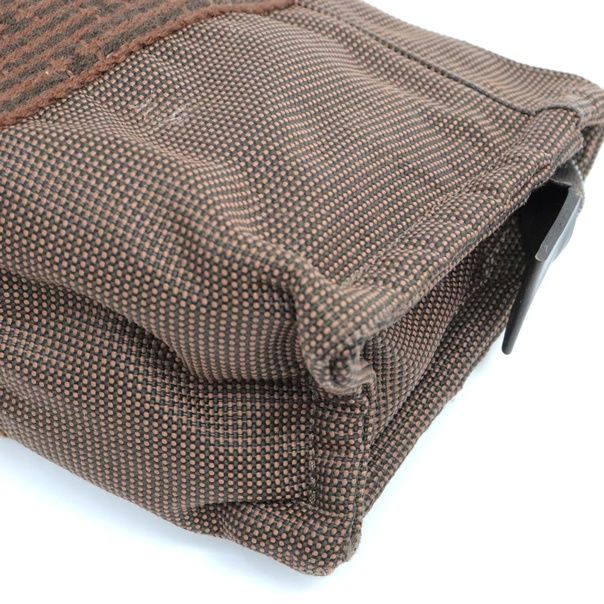 広尾店】エルメス HERMES エールライン ポーチPM ナイロンキャンバス  