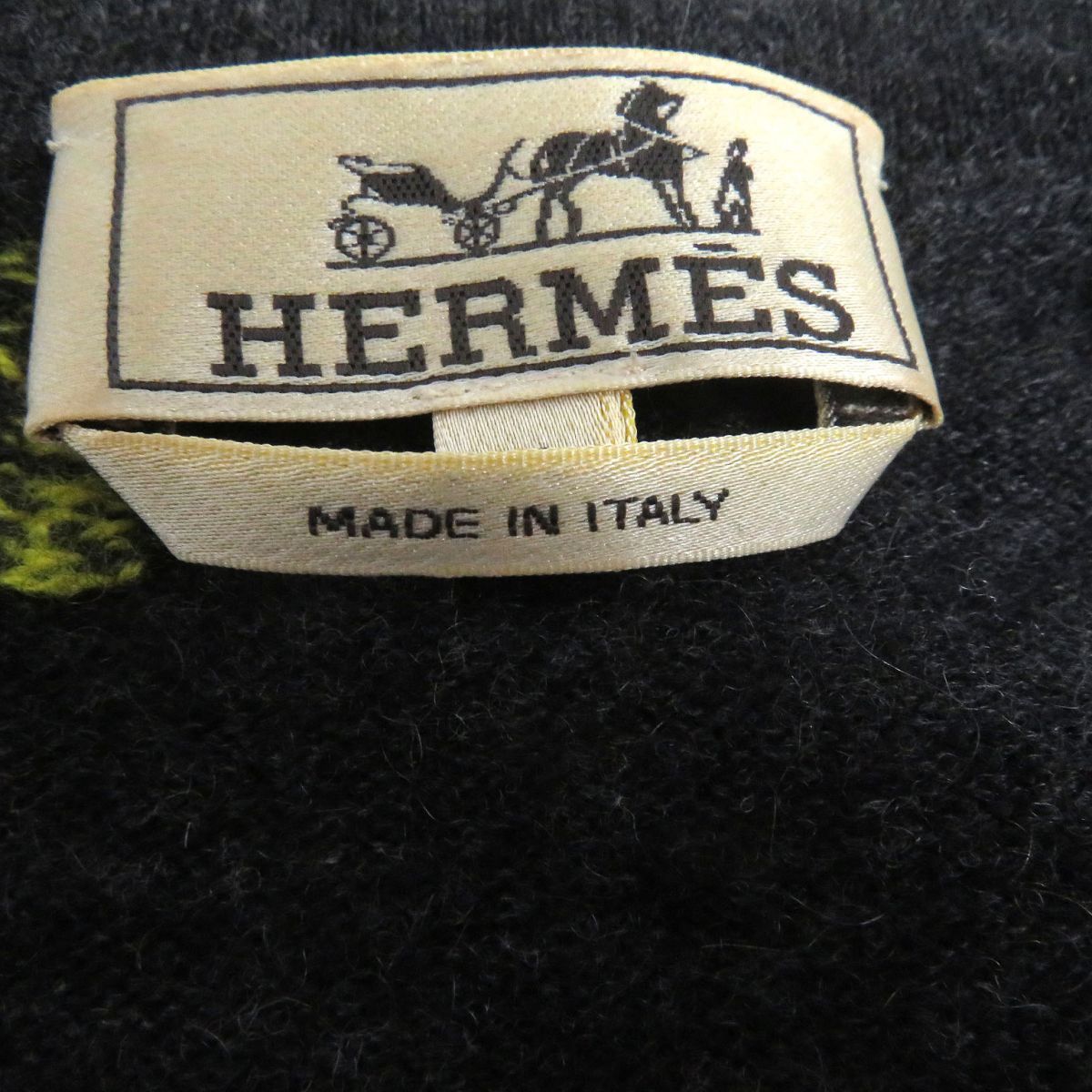 最新作売れ筋が満載 極美品□HERMES/エルメス カシミヤ100％ クルー