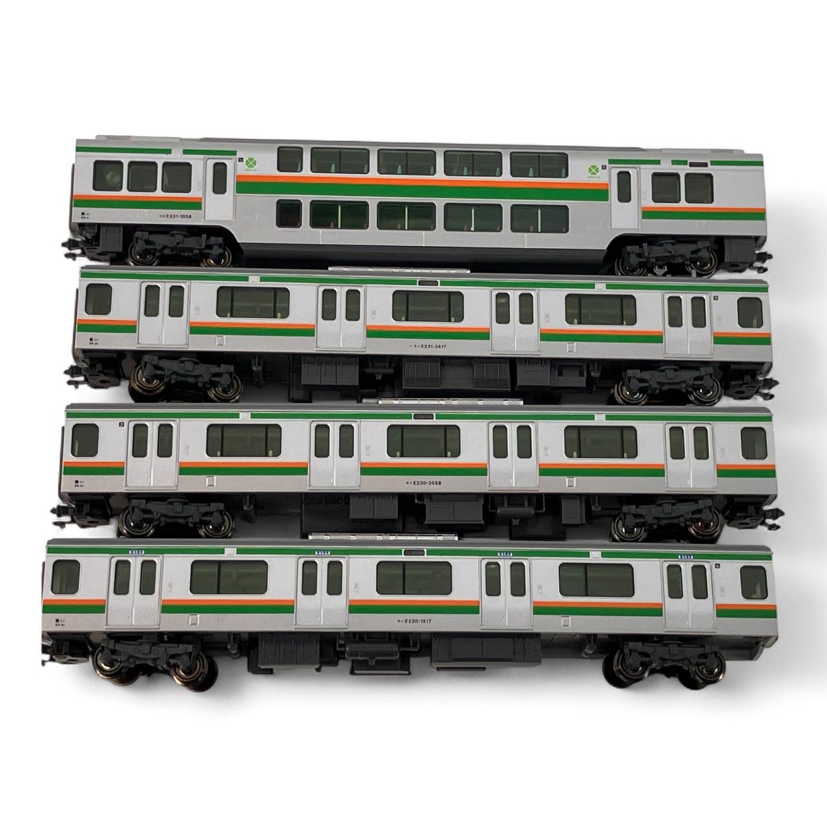 ④KATO 10-595 E231系 東海道線湘南新宿ライン 増結セットAB KATO 10-595 E231系 東海道・湘南新宿ライン 増結セットA 4両
