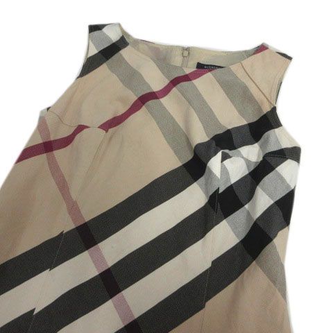 日本製【burberry london】ノースリーブワンピース　SIZE36 中古・古着通販】BURBERRY LONDON (バーバリー ロンドン