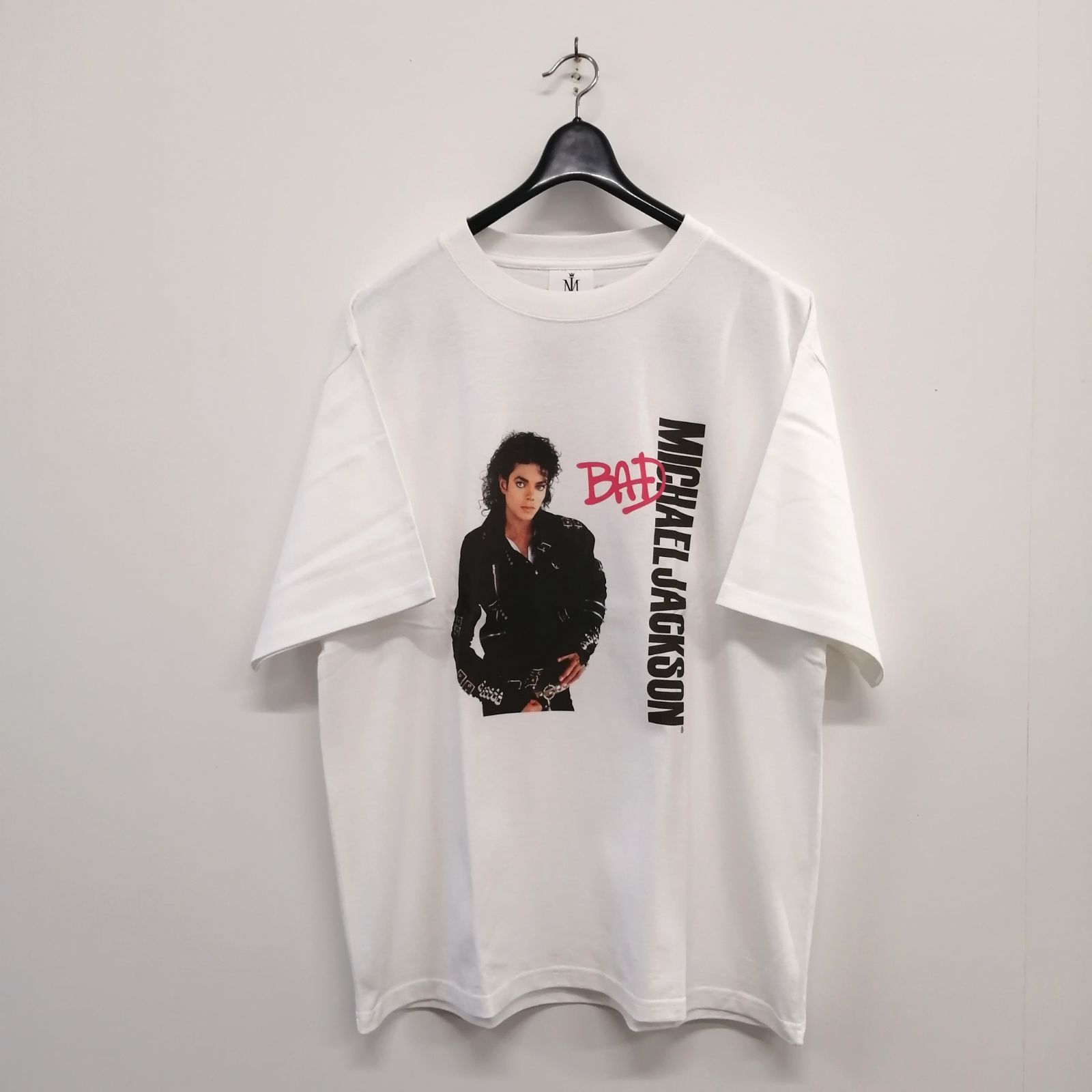 新作】【Michael Jackson／マイケル・ジャクソン・BAD Tee（ホワイト