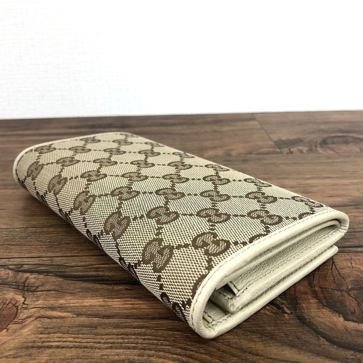未使用品 GUCCI 長財布 244946 GGキャンバス 180 moldtool.com.br