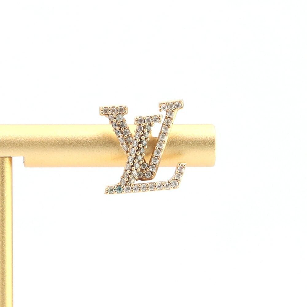 ルイヴィトン 片耳ピアス LVアイコニック ストラス - メルカリ