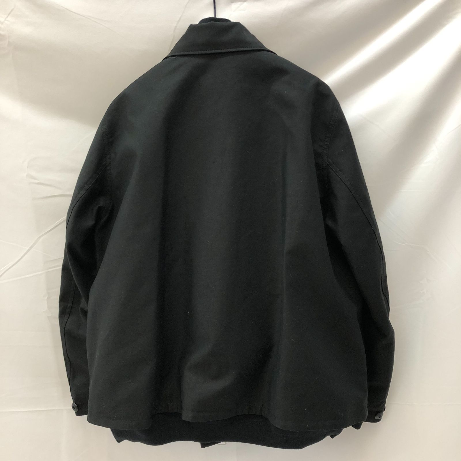 sacai 黒 サテン風 クロップドジャケット sacai 黒 サテン風 クロップドジャケット sacai 黒 サテン風