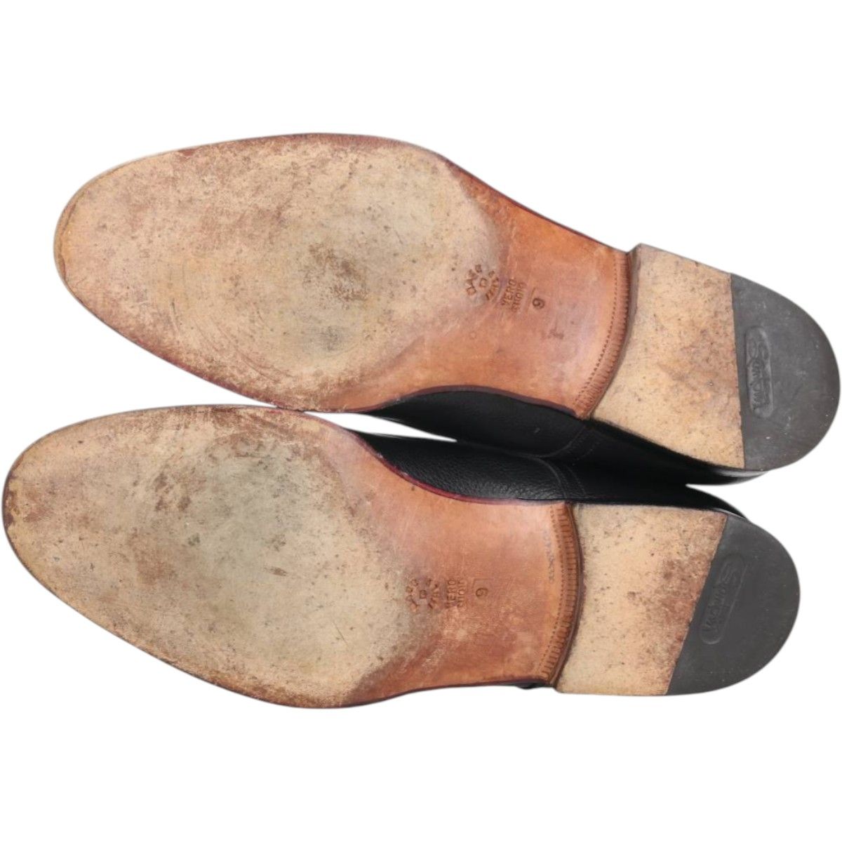 数量限定/セレブ愛用！ 古着 サントーニ SANTONI CLASSICO ストレートチップシューズ イタリア製 9 メンズ27.5cm相当|saa013489