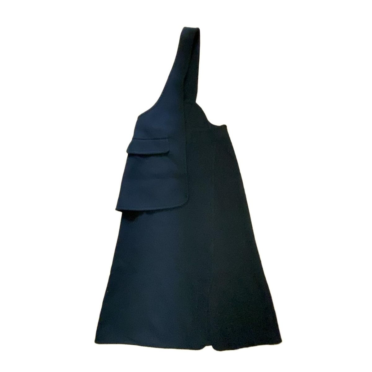 卒業式など　ENFOLD 黒 ワンピース サイズ36 中古・古着通販】ENFOLD (エンフォルド) A-LINE DRESS ブラック