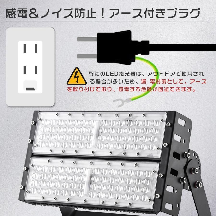 LED投光器 大型照明 100w 20000lm ハイパワー 広角120° IP65 防水 薄型 屋外 スポットライト 看板 倉庫 工場 5Mアース付きコード マンショ NEXPOTALLINN_EU