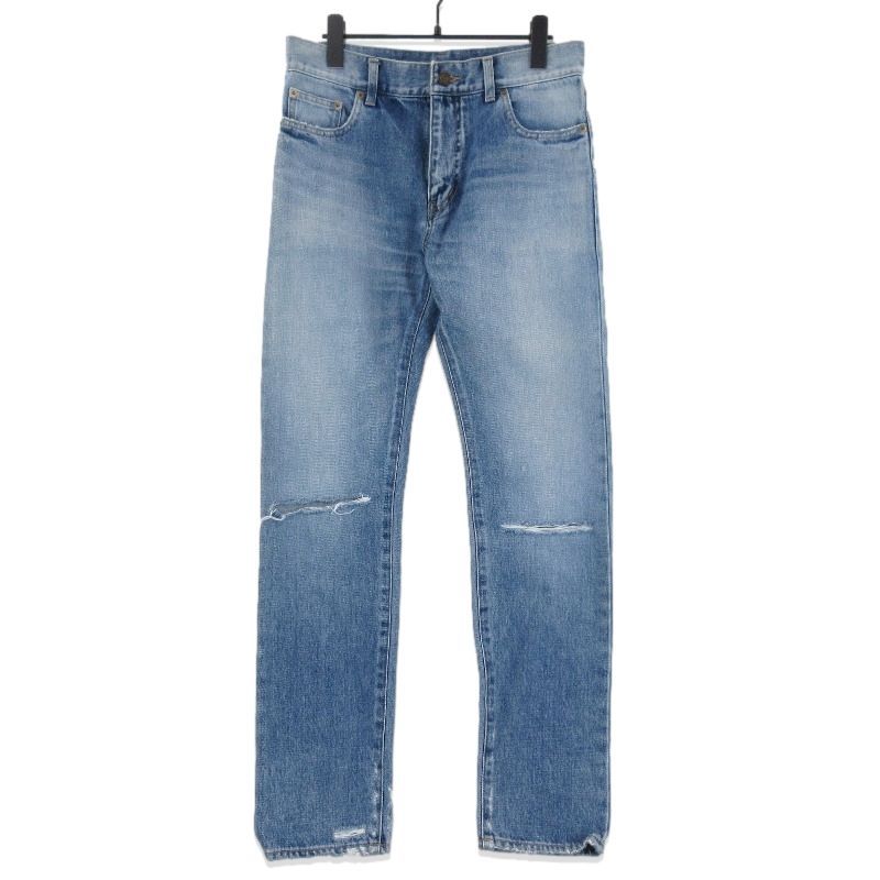 サンローラン SAINT LAURENT センタープリーツ デニムパンツ 29 サンローラン SAINT LAURENT センタープリーツ デニムパンツ 29