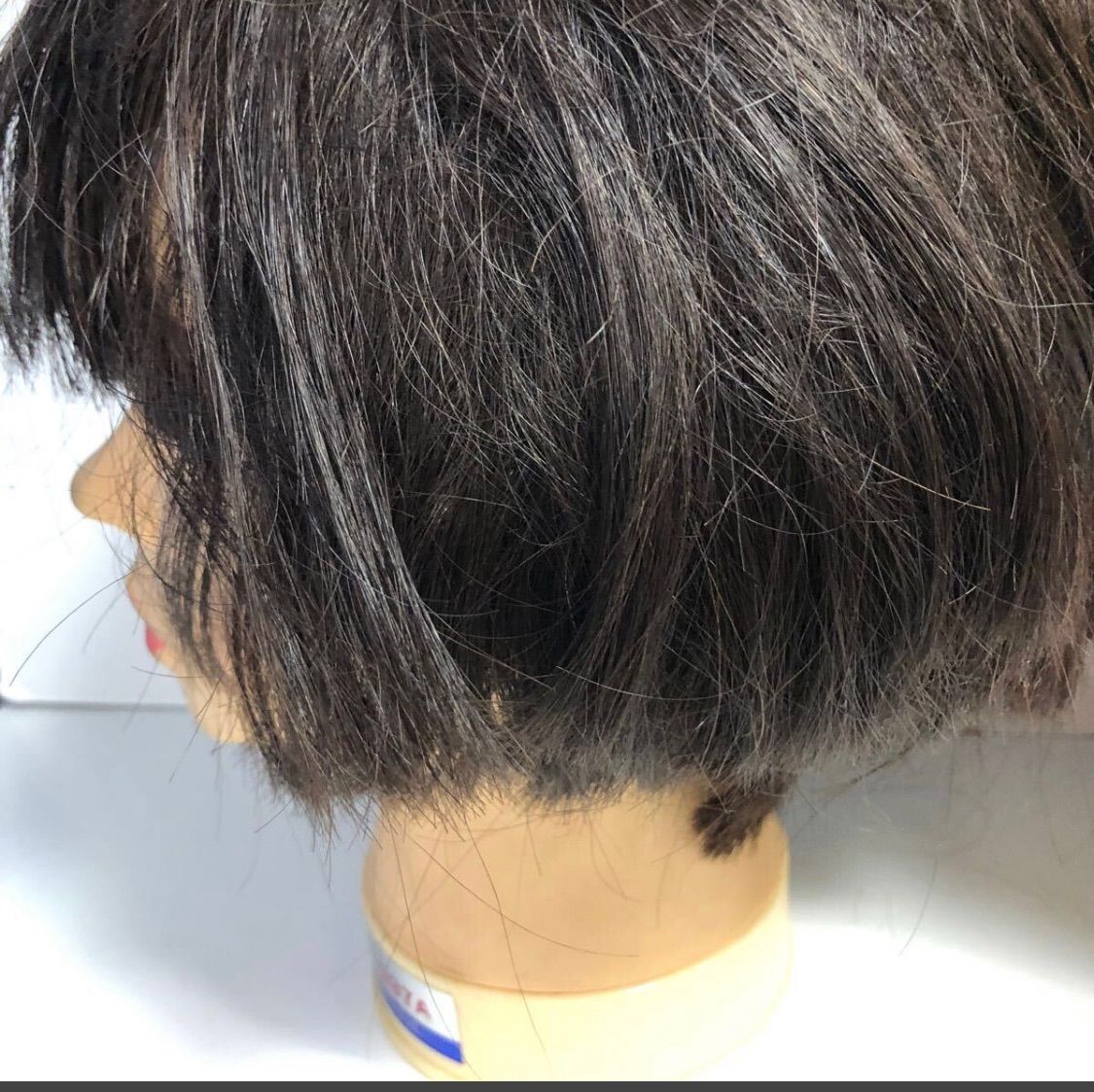 美容師カットウィッグ カットウィッグ 3台 マネキン 美容師 練習 案山子 鳥よけ E-S