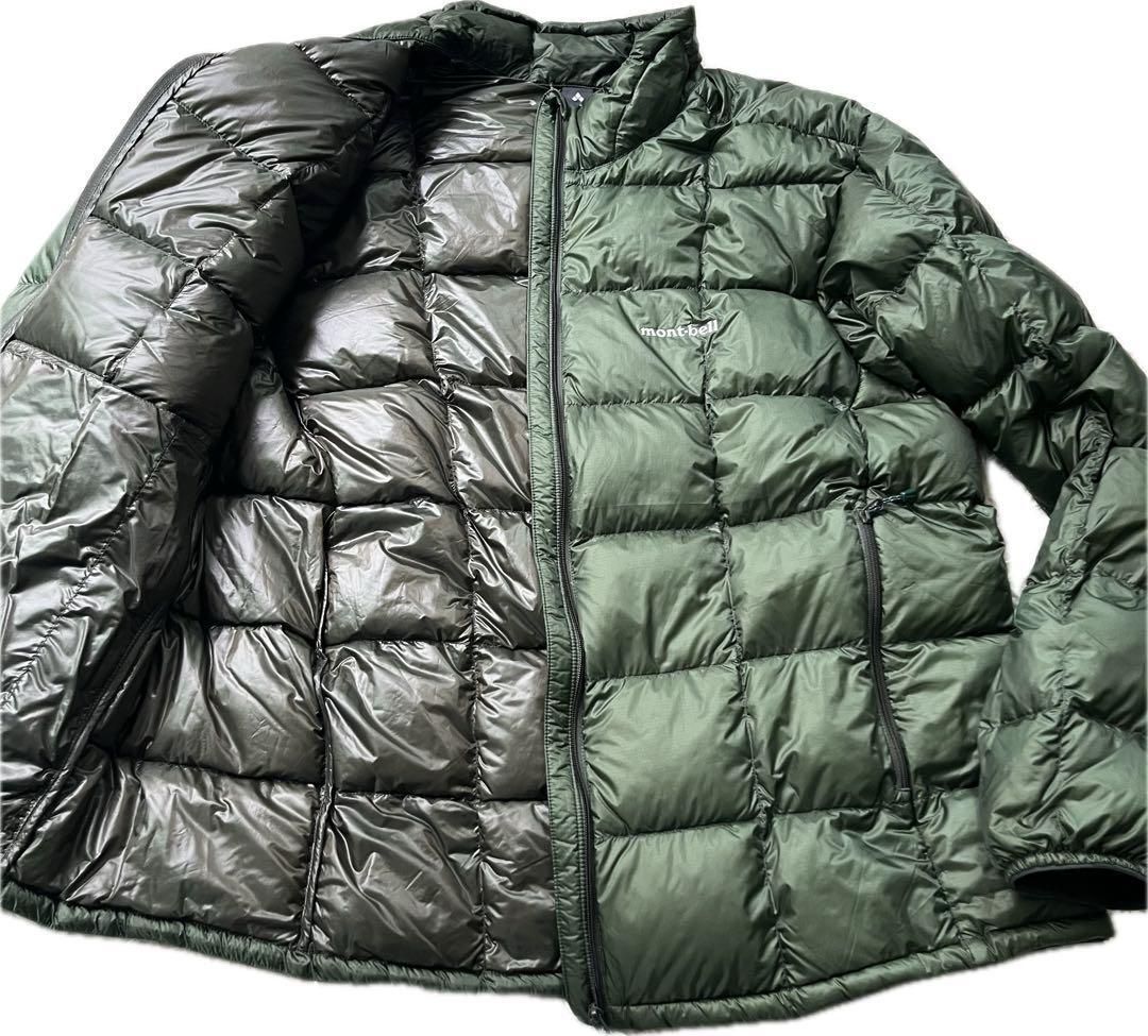 mont-bell(モンベル) / ダウンジャケット/XL/ナイロン/グリーン