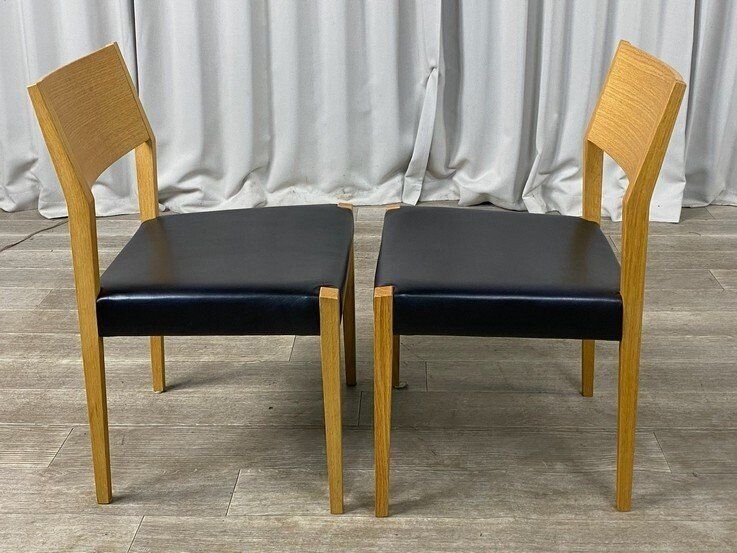 GS20 旭川家具 アーリータイムス オーク材 ダイニングチェア2脚セット