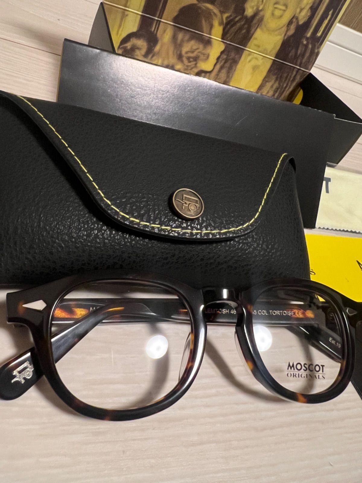 モスコット moscot レムトッシュ 46 TORTOISE べっ甲 - 通販