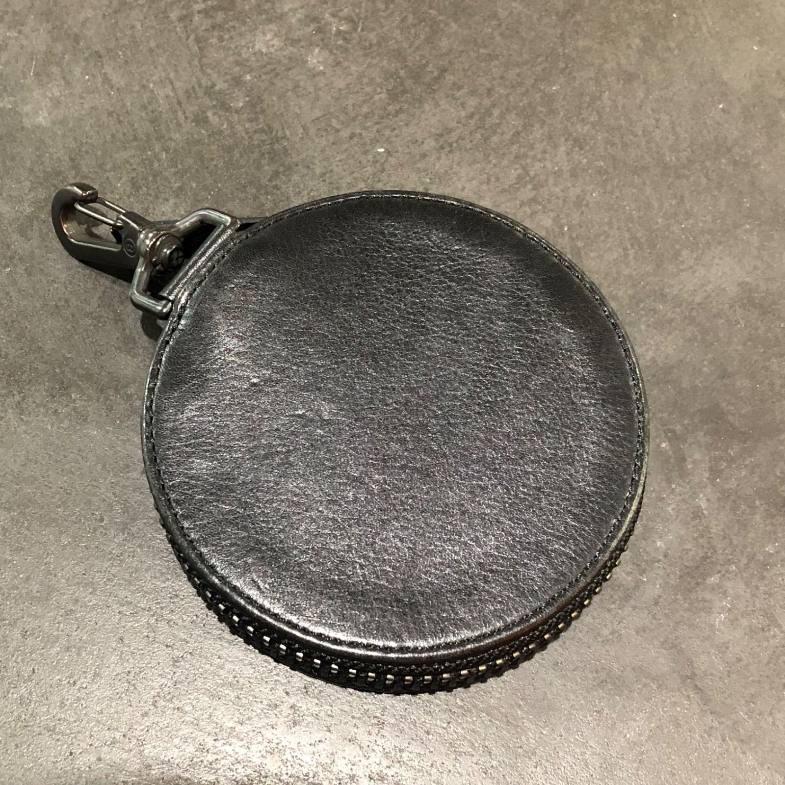 blackmeans レザー サークル ポーチ 小銭入れ ブラックミーンズ