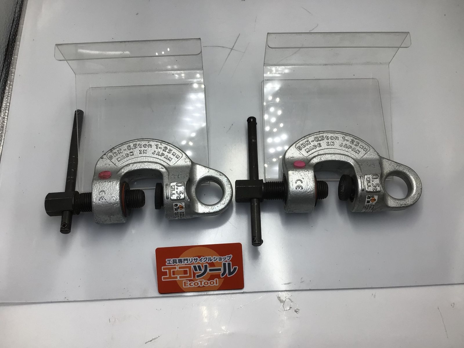 品 イーグルクランプ EAGLE ねじ式全方向クランプ SBN-0.5ton 2点セット IT5T09O2FONK エコツール知立店 M02