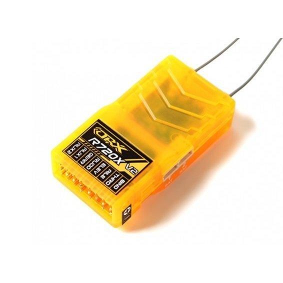 【安心の匿名配送】新品未使用　Retroscaler2x no2 OrangeRx R720X 受信機 V2 7Ch 2.4GHz DSM2/DSMX W/Sat, Div
