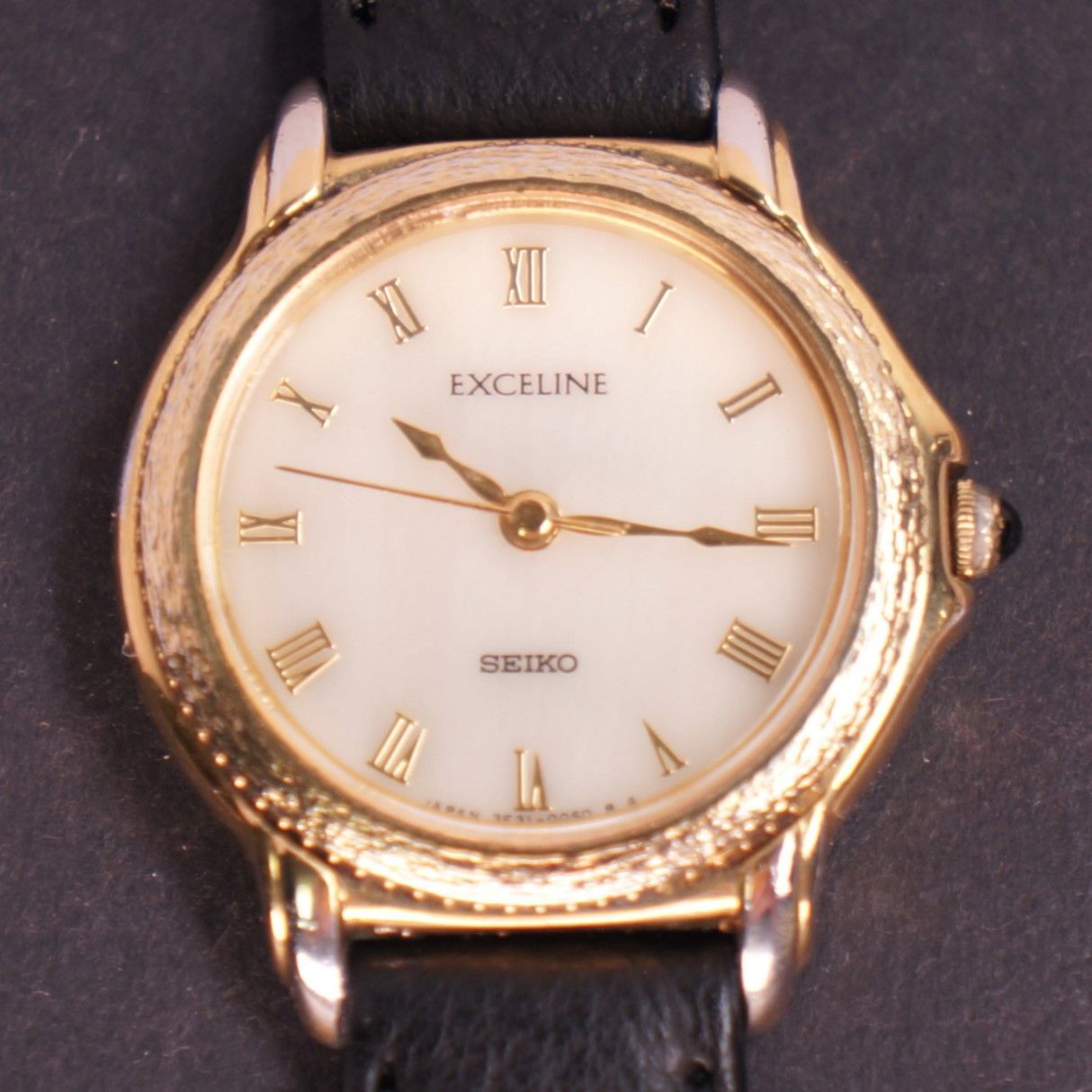 稼働品】セイコー エクセリーヌ アンティーク 電池,ベルト交換済 SEIKO