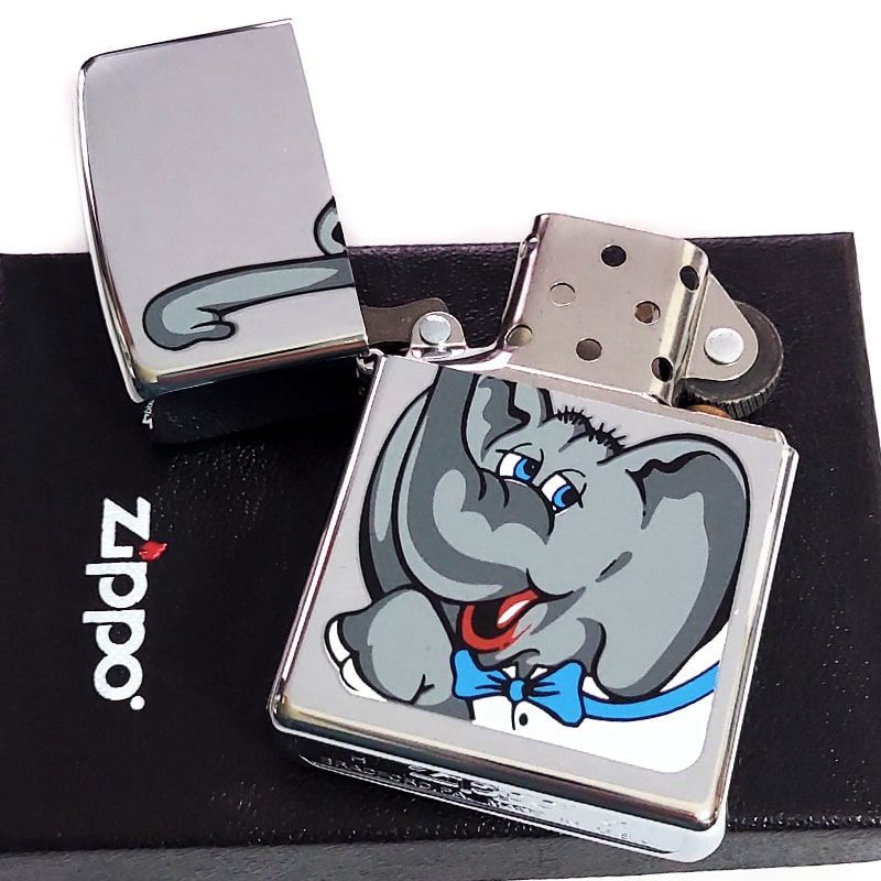 ZIPPO 1点物 2007年製 レア ジッポ ライター アメリカ共和党 エレファント ビンテージ おしゃれ 象 ゾウ 廃盤 珍しい ヴィンテージ  未使用品 かっこいい シルバー 絶版 メンズ ギフト プレゼント