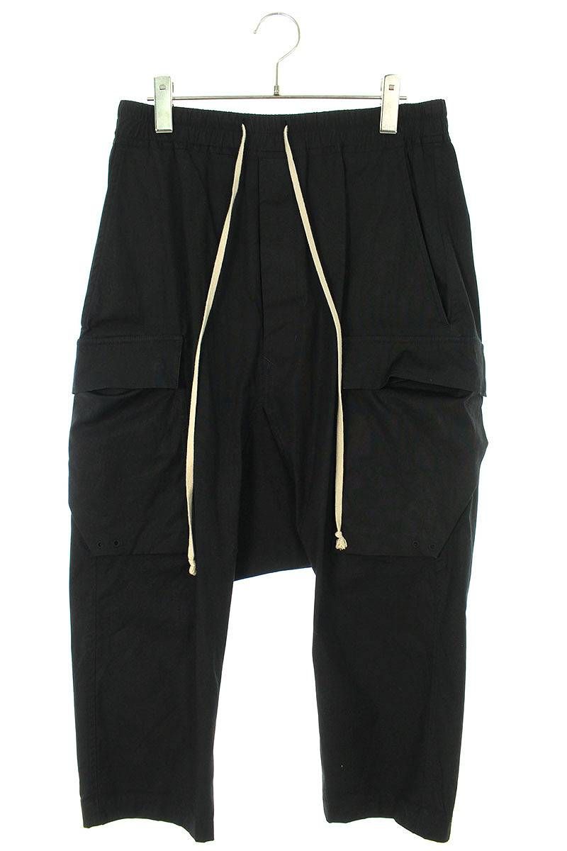 リックオウエンス  18SS  RU18S5385-TE クロップドサルエルカーゴロングパンツ メンズ 46 リックオウエンス 18SS RU18S5385-TE クロップドサルエルカーゴロング
