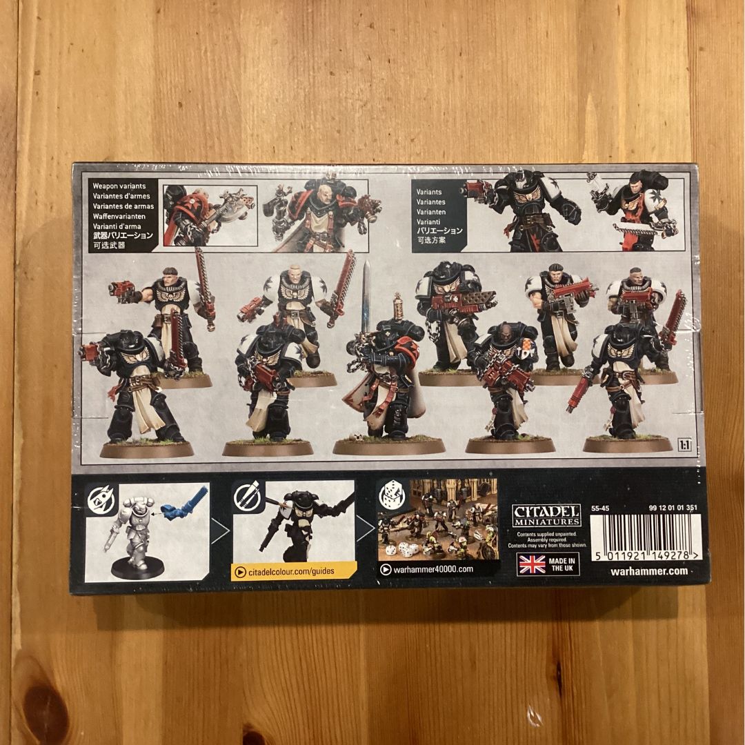 ウォーハンマー 40k ブラックテンプラー プライマリス・クルセイダー・スカッド BLACK TEMPLARS: PRIMARIS CRUSADER SQUAD