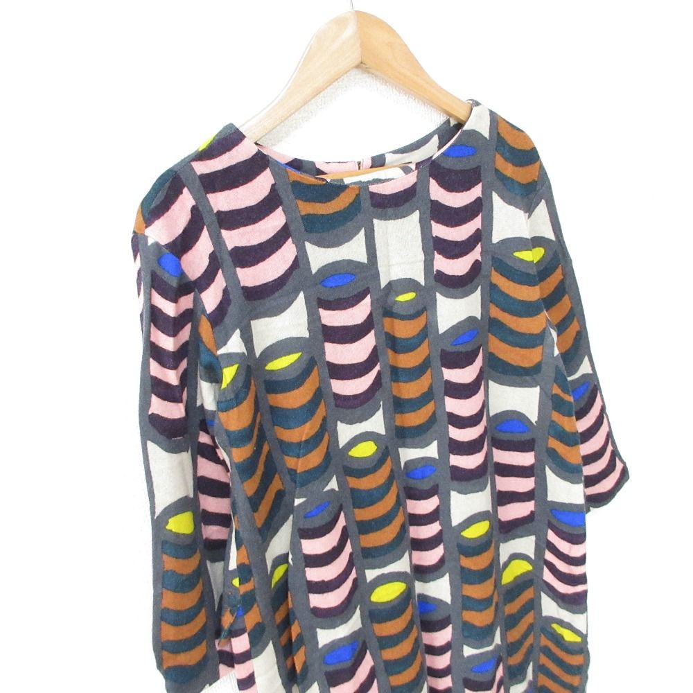 美品 mina perhonen ミナペルホネン bonbon カシミヤ ニット