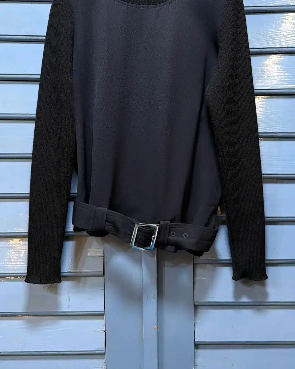 よーじやまもと 80 s モデル バックル ニット