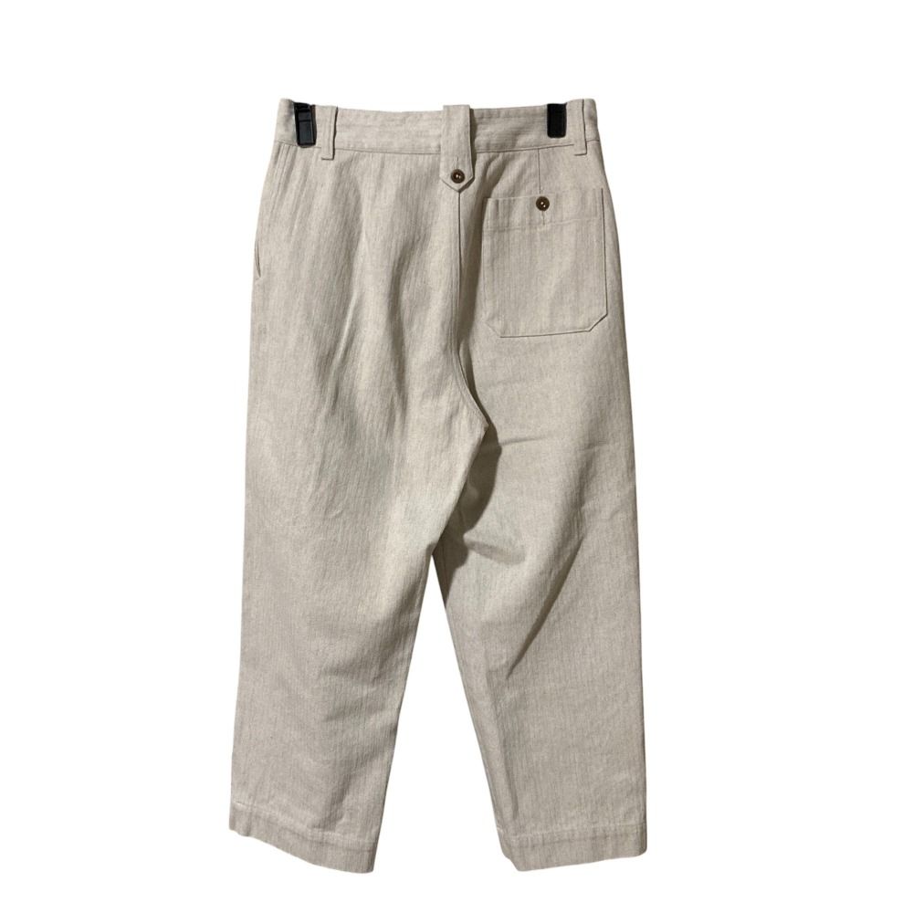 MARGARET HOWELL コットン リネン クロップドパンツ