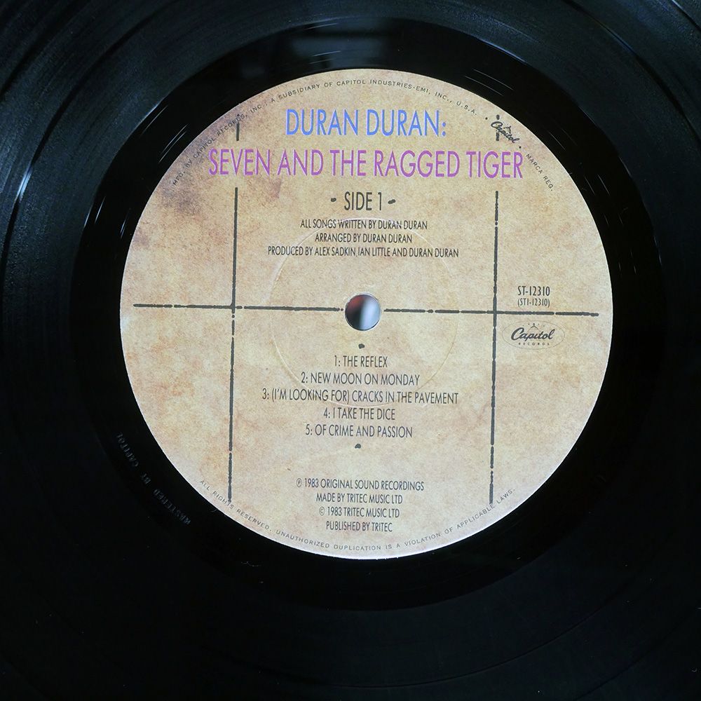 米LP Duran Duran Seven And The Ragged Tiger ST12310 CAPITOL 未開封 /00260 Duran Duran – Seven And The Ragged Tiger – Vinyl (Poster, LP